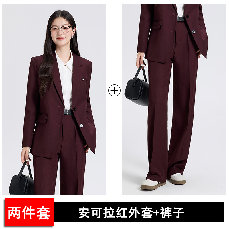 Ankora Red Suit Pants