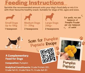 Tinh khiết hữu cơ tự nhiên con chó bí ngô bột bổ sung-Chó chế độ ăn uống bột cho tiêu hóa Miễn dịch chăm sóc sức khỏe-số lượng lớn bán buôn - Product Image 6