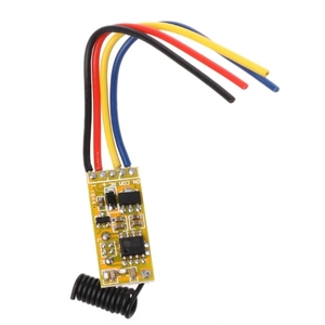 Relay Remote Switch DC 3.7V 4.2V 5V 6V 7.4V 8.4V 9V 12V Output 0V Dry Contact Relay Switching Value NO COM NC 315MHz 433MHz 62KB - Product Image 3