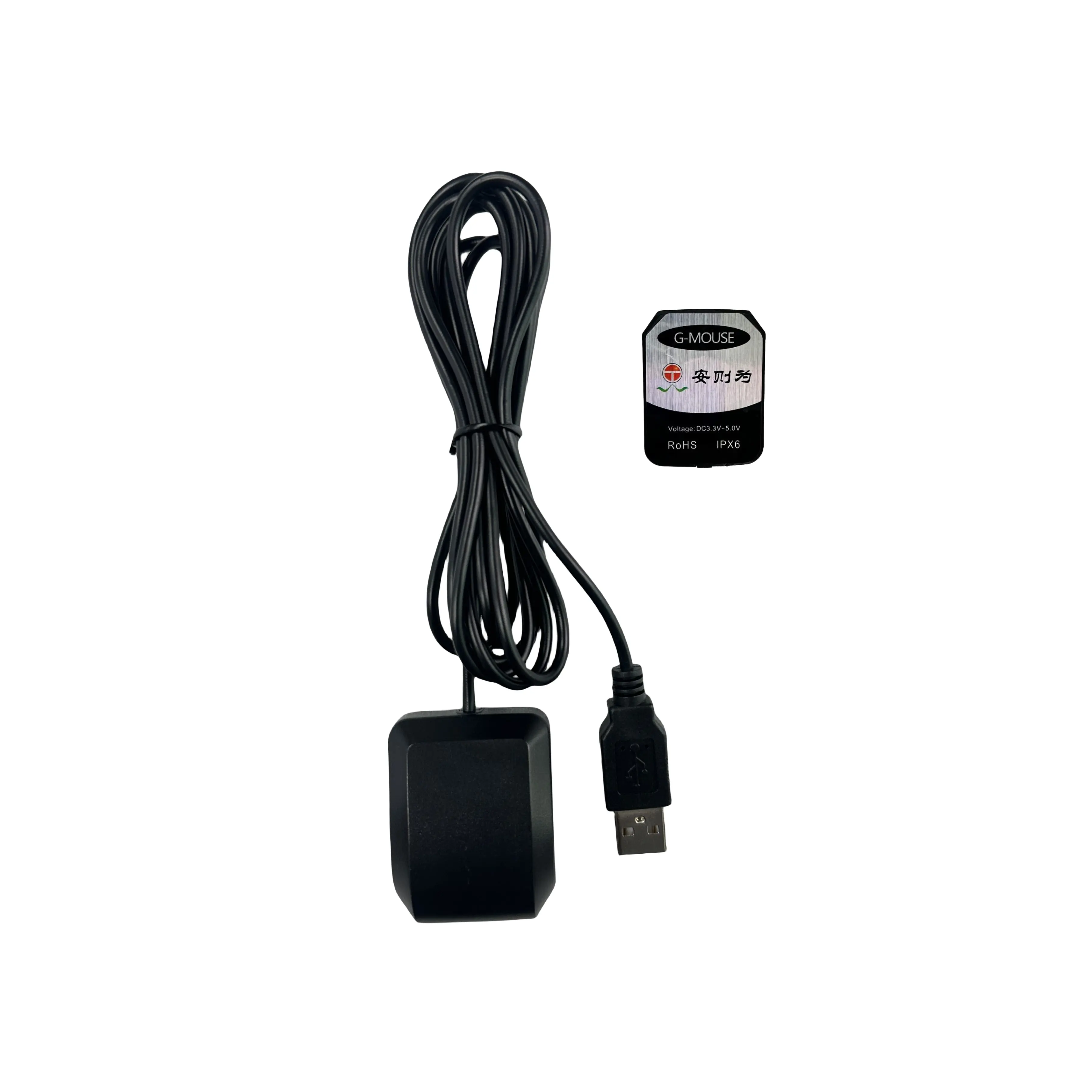 Receptor de satélite GPS multifrecuencia preciso Módulo de antena de navegación USB externo Receptor GPS para coche portátil Posicionamiento alto