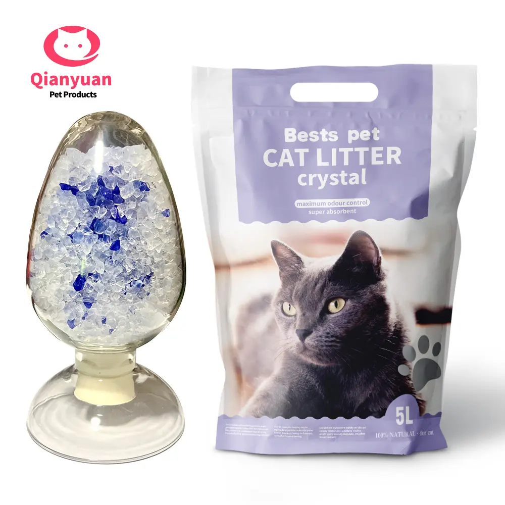 Made In China Qualidade Superior Silica Cat Litter Onde comprar O Mais Barato Gel Silica Cat Litter