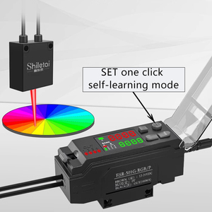 RGB Tri colore sorgente luminosa ESR-501G-RGB/N riconoscimento colore di alta precisione segno di colore fibra ottica sensore amplificatore - Product Image 4
