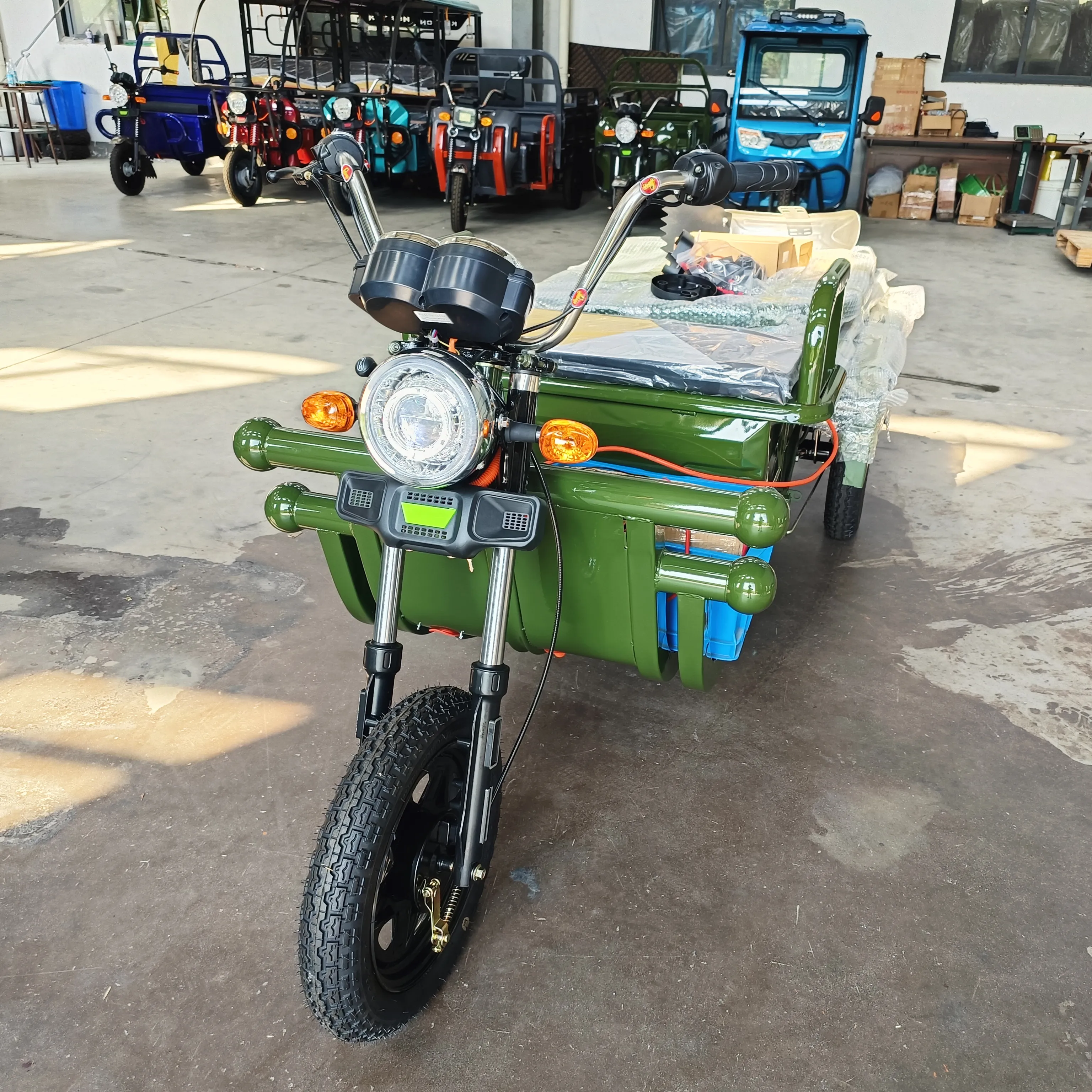 2024高速30-50km/h 1000w2大人農場用カーゴバイク用の最新の望ましい電動貨物三輪車スクーター