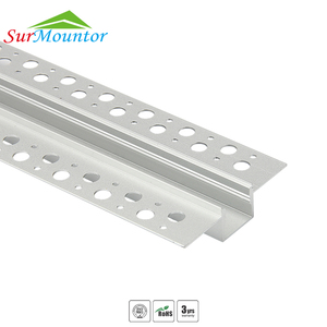 Alçı gömme montaj LED alüminyum profil led şerit ışık led alçıpan profili kanal - Product Image 6