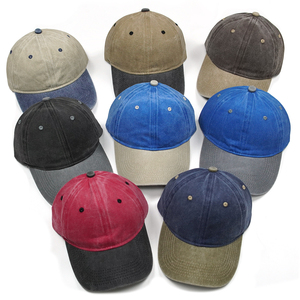 Rts đau khổ hai giai điệu rửa sạch CHA Mũ | 6-bảng điều khiển không có cấu trúc cong vành cổ điển đường phố gorras mũ thể thao - Product Image 1