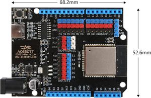 ACEBOTT ESP32 Max V1.0 Compatible <strong>for</strong> <strong>Arduino</strong> Board USB-C Wi-Fi <strong>for</strong> <strong>Bluetooth</strong> MicroPython Supported Mini PC Smart Robot Console