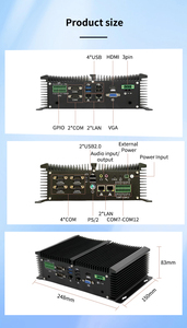 KTB 8412 Mini Pc RS422 RS485 fansız endüstriyel gömülü bilgisayar çekirdek I3/i5/i7 masaüstü Mini oyun Pc Educ veya oyun için - Product Image 3