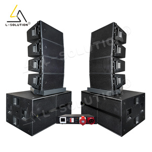 8pcs Hdl20 HDL30 액티브 듀얼 10 인치 라인 어레이 2pcs 9006 8006 18 인치 서브우퍼 사운드 시스템 스피커 라인 어레이 키트 - Product Image 1