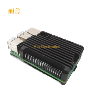 Raspberry Pi 5 Development Board Kit mit aktiver Kühlung PWM Geschwindigkeit regulierender Lüfter Metall panzers chale Himbeer Pi5 Gehäuse