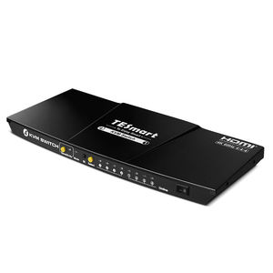 TESmart-Conmutador KVM, entrada 3 HDMI, 1 salida USB C con salida de audio EDID 4K60Hz L/R, 4x1 - Product Image 1