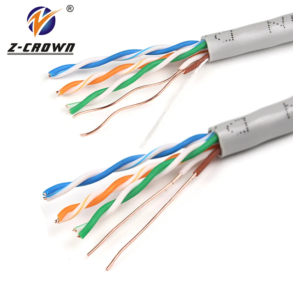 Cabo de cobre desencapado sinet cat6 utp caixa cat6a fornecedores de rede externa cat5e