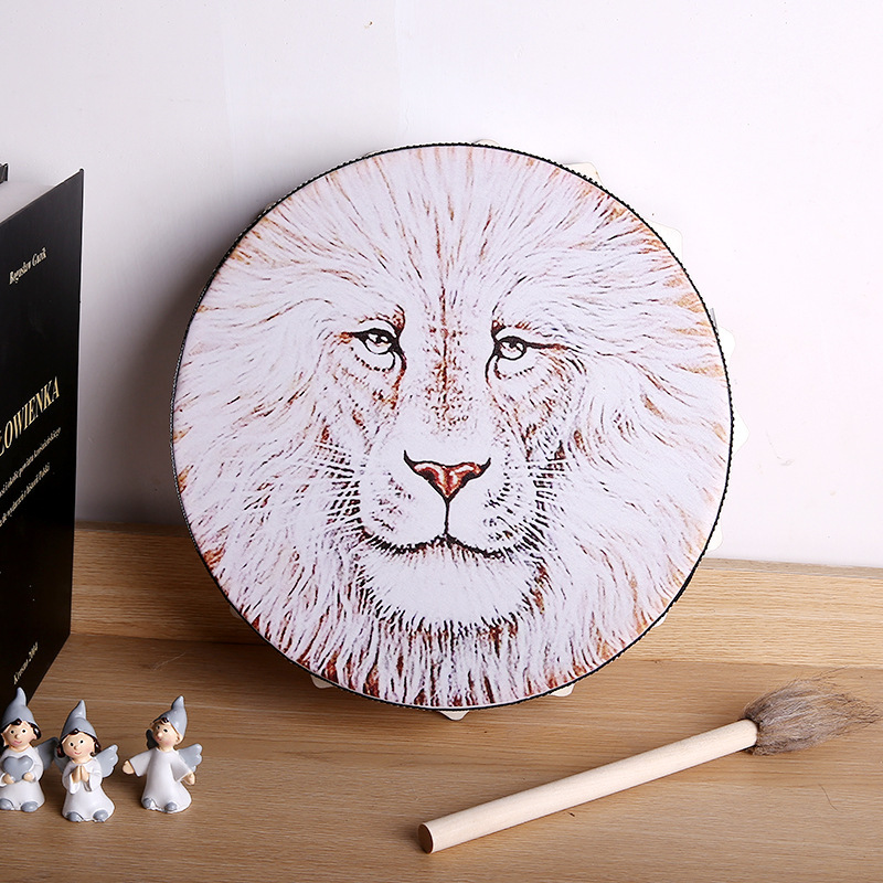 Tambour chamanique - Tambour roi lion