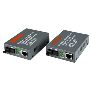 HTB3100 10/100Mbps Single Mode Single Fiber SC Optical Connector <strong>Ethernet</strong> 155M 25KM RJ45 Optical Media Transceiver - Product Image 3