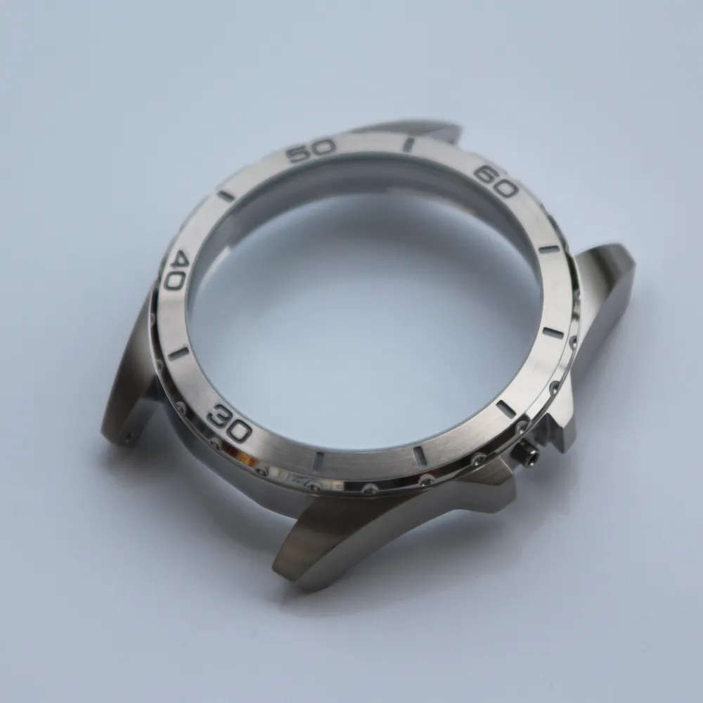 Boîtier de montre arrière en acier inoxydable, haute précision, pièces à cadran 316L, usinées CNC