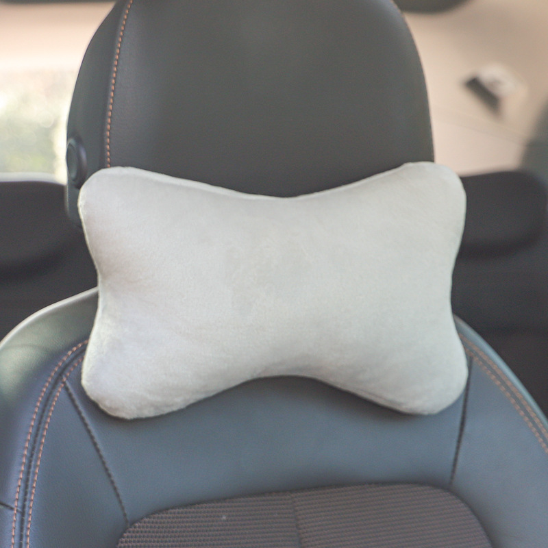 One gray headrest