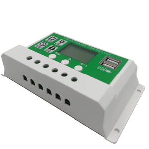 PWM 10A 20A 30A 12V/24Vソーラー充電コントローラー、デュアルUSBポートオフグリッドソーラーパネルコントローラー - Product Image 6