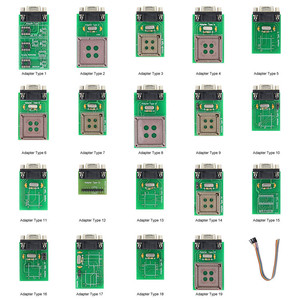 Full Set 19 Adaptors for All UPA <strong>USB</strong> <strong>Programmer</strong> Support With EEPROM MCU ST Microelectronic Microchip PIC Atmel Programming