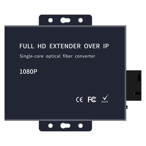 通过光纤1080P 20KM HDMI到光纤KVM扩展器TCP/IP黑色 - Product Image 2