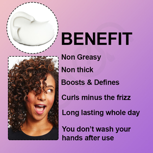 Cocco Curling perfezione Curl definizione crema levigante per capelli crema Anti crespo definire tutti i tipi di arricciatura trame per capelli