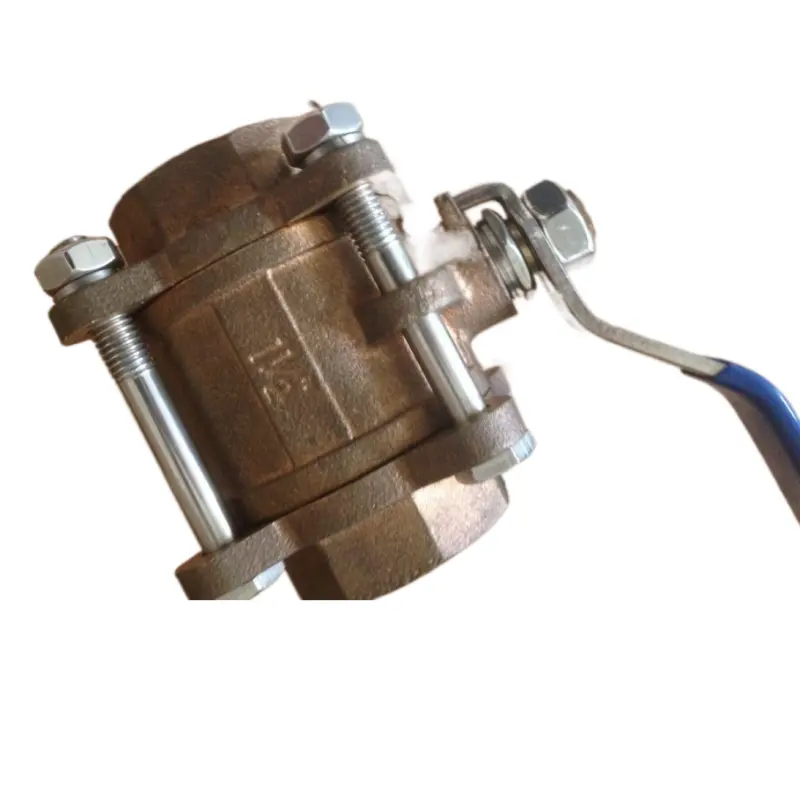 Válvula de esfera de bronze forjado para controle de água, rosca fêmea DN15 BSPT NPT 1/2 "", válvula de esfera de bronze para gás NPT fêmea 600 WOG