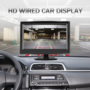 Monitor de coche plegable de 4,3 pulgadas, cámara de pantalla LCD TFT, sistema de aparcamiento para monitores retrovisores de coche, NTSC PAL - Product Image 3