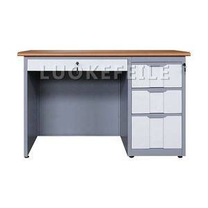 Lamp <strong>Computer</strong> <strong>Basic</strong> Staff Cheap Metal Contemporary High Quality Table Organizer Modern Workstation Home Office Desk with Drawers - Product Image 2