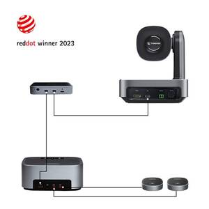 4K аудио и видео конференц-комплекты 12X зум HDM1 беспроводная камера BT Speakerphone 2 Mics расширения все в одной группе - Product Image 3