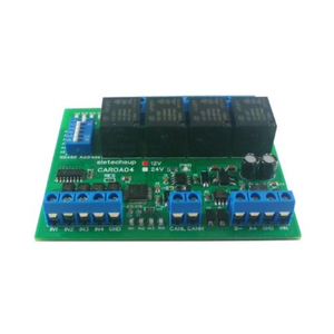 DC 12V/24V 4-16CH Módulo de relé de bus de campo CAN, RS485 Modbus RTU PLC IO, placa de expansión, entrada Digital NPN/PNP, controlador CAN - Product Image 2