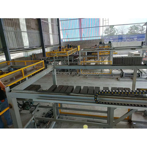Línea de paletización de maquinaria Xingxin, apilador automático trabajado con máquina de bloques de la serie QT, solución de paletización de automatización de ladrillos - Product Image 3