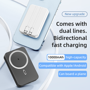 Portable 10000mAh Outdoor Power Station with Fast Charging LED Display USB/DC <strong>Input</strong> Interface Magnetic Function 20W <strong>Output</strong> Power - Product Image 4