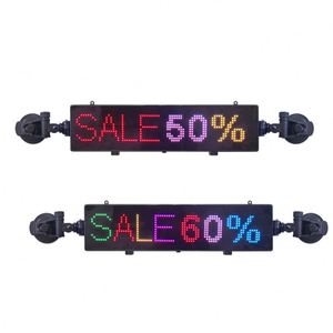 36CM Scroll Text <strong>LED</strong> Panel RGB Color <strong>LED</strong> Sign Car Display APP <strong>Program</strong> 12V Car <strong>LED</strong> Sign Board Digit Advertising Display Ticker - Product Image 6