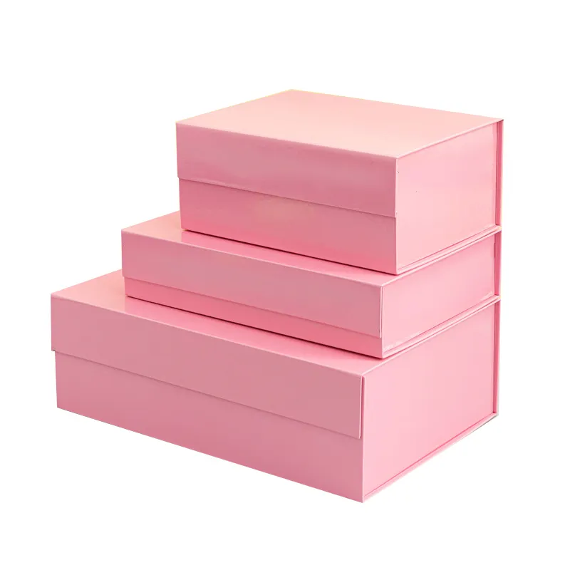 Retail Black Paper Box Wellpappe verpackung für magnetisch faltbare Papier boxen Verpackung Jewel Case & Gift Case