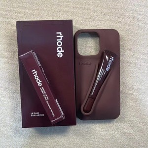 Hailey Ins <strong>Style</strong> Phone Case Lipstick with Box for <strong>Apple</strong> Models 12 13 14 15 16 Plus 3D Silicone Cover with Storage Shockproof - Product Image 5