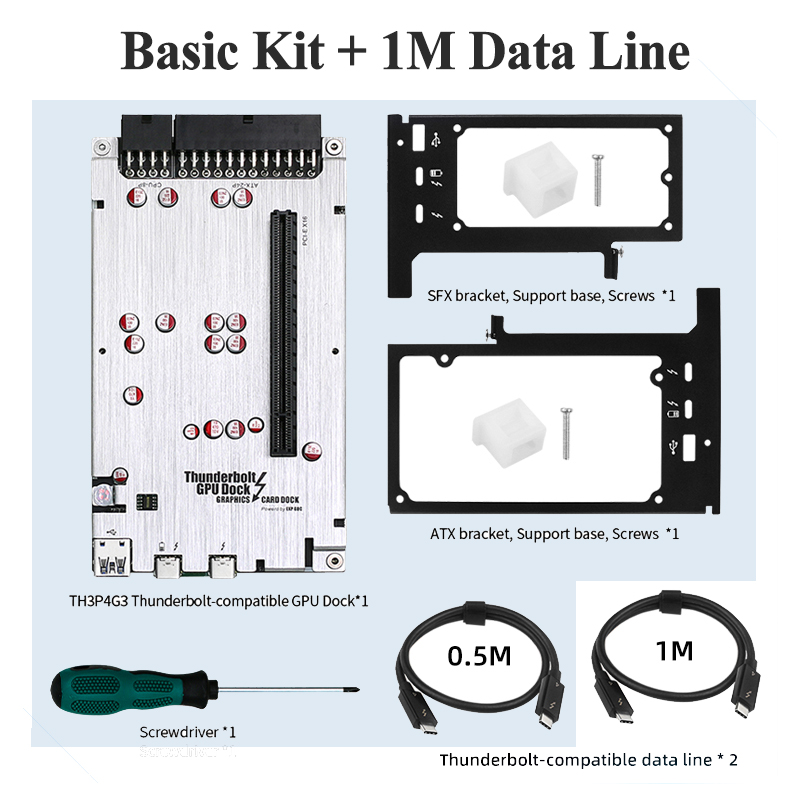 Kit básico + 1m cable de datos