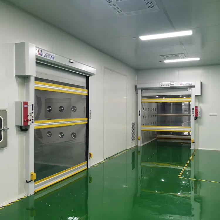 Puerta rápida de China exportada a muchos países puertas rápidas automáticas obturador Puerta de PVC