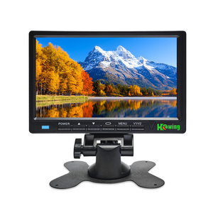 Portable 7\&quot; HD&amp;MI VGA AV <strong>Input</strong> IPS Monitor with 1024x600 Resolution Wide Angle CMOS Sensor Built-in Speaker for Gaming CCTV PC - Product Image 1