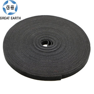 Reusable <strong>Soft</strong> and Smooth Fastening Fabric Double Side Cable Tie Back to Back <strong>Hook</strong> and <strong>Loop</strong> for Wire - Product Image 2