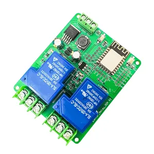 DC7-28/5V alimentatore ESP8266 scheda di sviluppo Wifi modulo relè Dual Way 30A ESP-12F scheda di sviluppo - Product Image 4