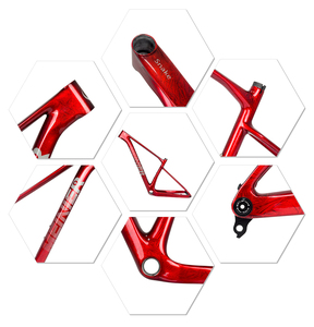 Sợi Carbon <span class=keywords><strong>MTB</strong></span> hardtail 29erx2.4tire Cáp nội Bộ định tuyến xe đạp leo núi khung Logo tùy chỉnh Carbon <span class=keywords><strong>MTB</strong></span> khung - Product Image 5