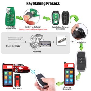 Autel กุญแจอัจฉริยะ IKEYAT002AL 2ปุ่ม, ใช้ได้กับรถยนต์ - Product Image 4