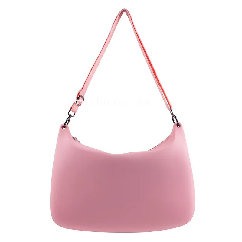 Оптовая продажа, Женская пляжная водонепроницаемая сумка-тоут Chinfai, индивидуальные летние резиновые сумки-тоуты, большая модная силиконовая сумка на молнии