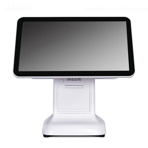 80mmサーマルプリンターとスキャナーを内蔵した15.6インチデュアルスクリーンWindowsオールインワンPOSシステム - Product Image 3