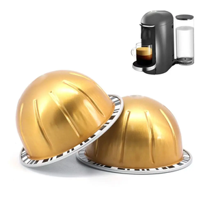 Vertuo 41Ml Navulbare Koffiecapsules Herbruikbare Aluminiumfolie Lege Koffiepads Met Foliedeksel Voor Gemalen Koffie - Product Image 1