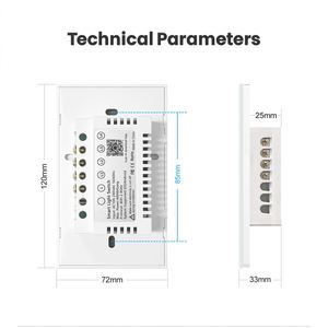 US/<strong>AU</strong> Tuya Smart Light Switch Wifi Smart Switch No Neutral for Smart Home Automation APP <strong>Remote</strong> Alexa Google Voice Control - Product Image 6