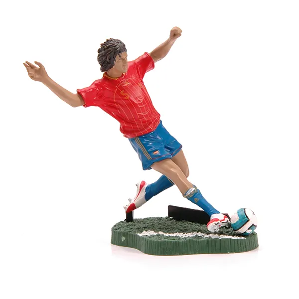 Figura de acción de plástico en 3d de fútbol para mascotas, juguete de pvc OEM y ODM