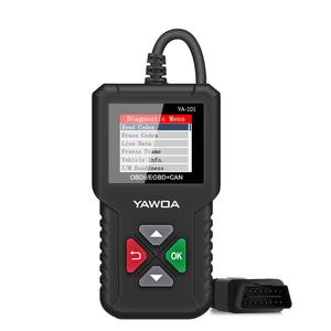 YA101 OBD2 Code Reader Scanner Lesen Lösch codes Batterie test Gefrier rahmen O2 Sensor Test Graph Data stream 16Pin DIY Scan Tool - Product Image 1