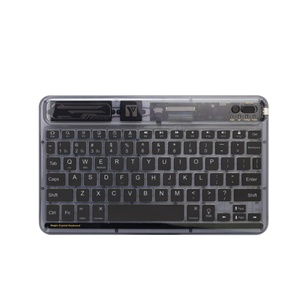 Inalámbrico para Bluetooth Teclado ergonómico con retroiluminación RGB para iPad Air Pro 11 13 2024 2025 M4 Diseño transparente Nuevo producto - Product Image 2