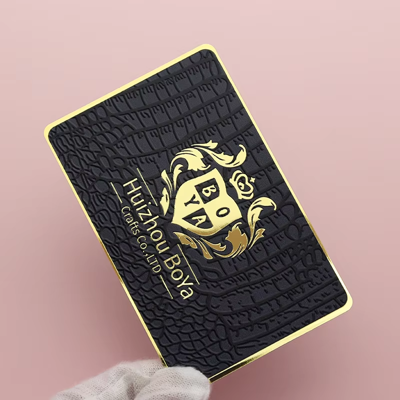 Mirror gold business card G