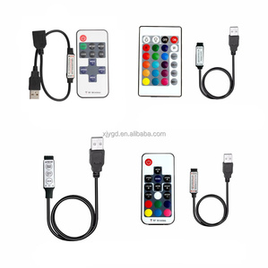 DC 5-24V USB LED-Licht leisten regler RGB-Funk fernbedienung IR-Fernbedienung HF-Steuerung Für LED-Licht leiste Home Decoration - Product Image 1