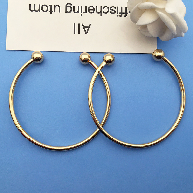1 pulsera redonda de oro KC